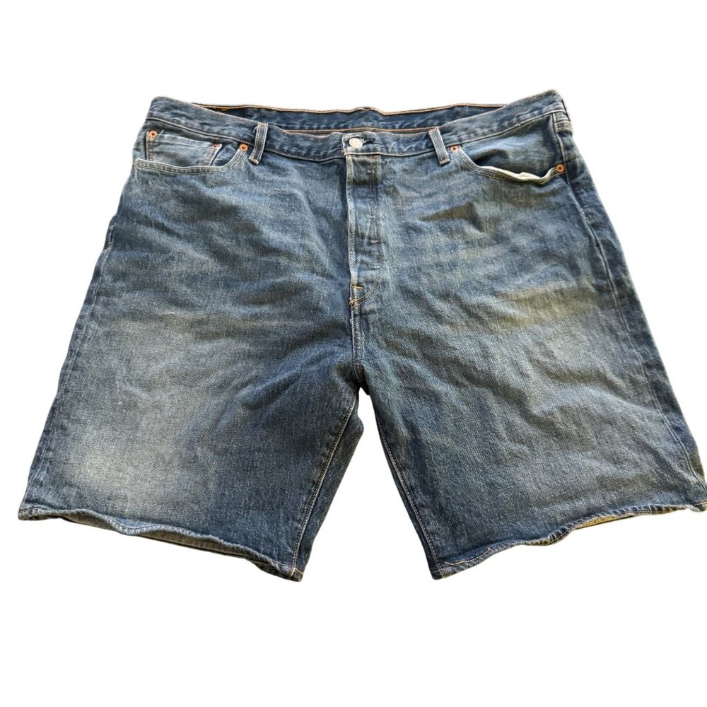 Vintage Levi's 501 Men's Denim Jean Shorts Button-Fly Classic Fit Blue, Size 42
